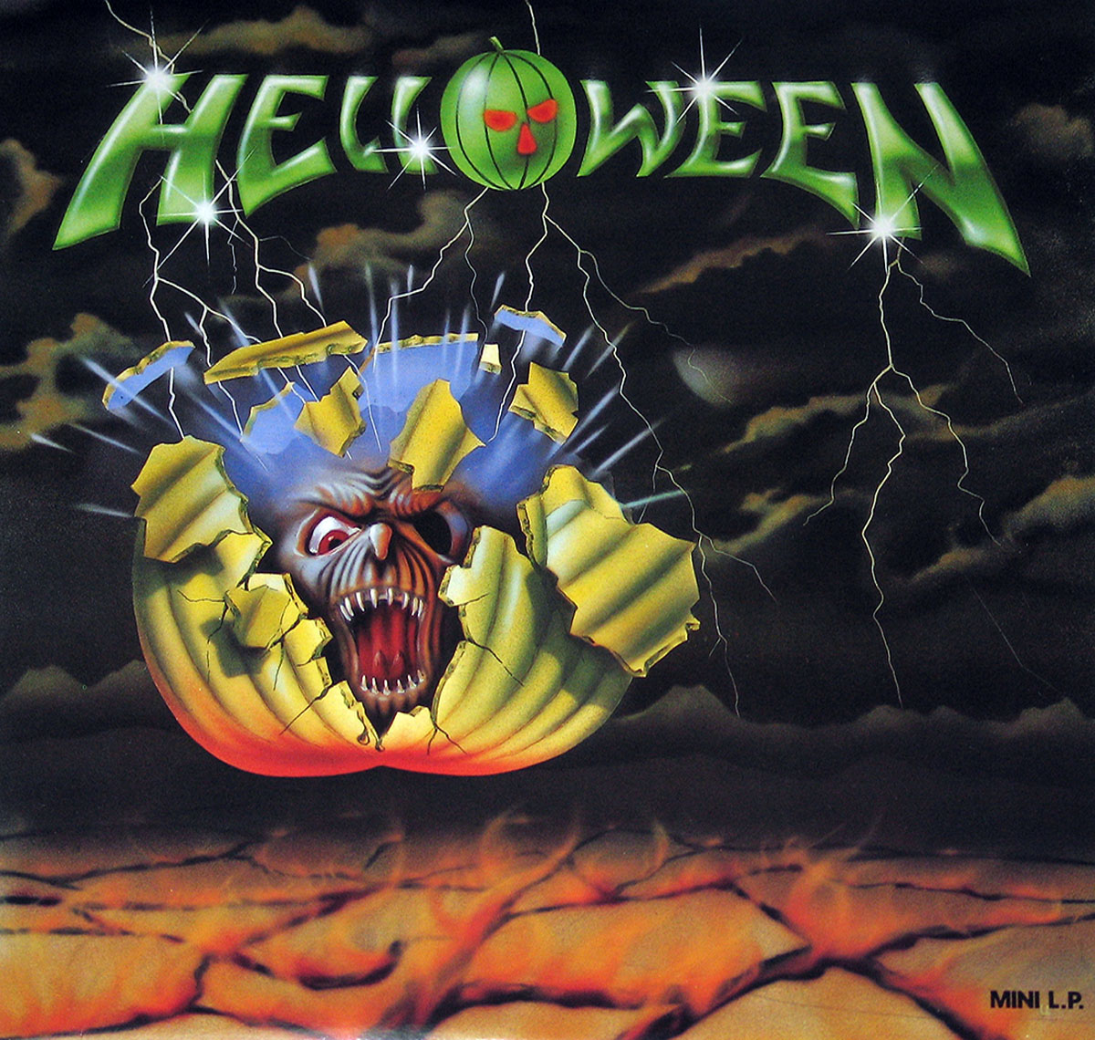 High Resolution # Photo HELLOWEEN Self-Titled Debut Album Banzai 